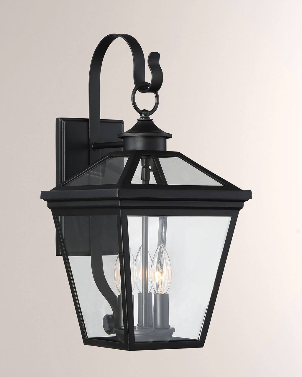 Black Steel Wall Lantern B837910