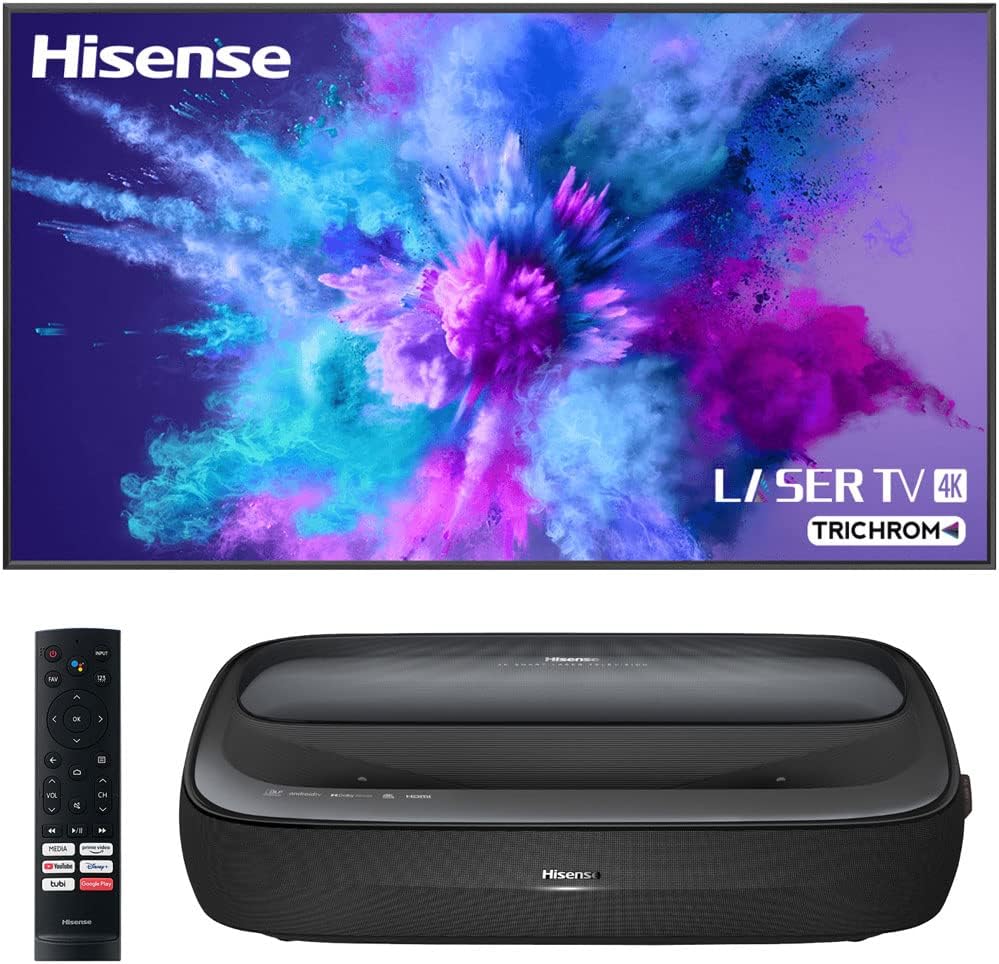 100" LASER TV 4K Projector & ALR Screen Bundle X8200