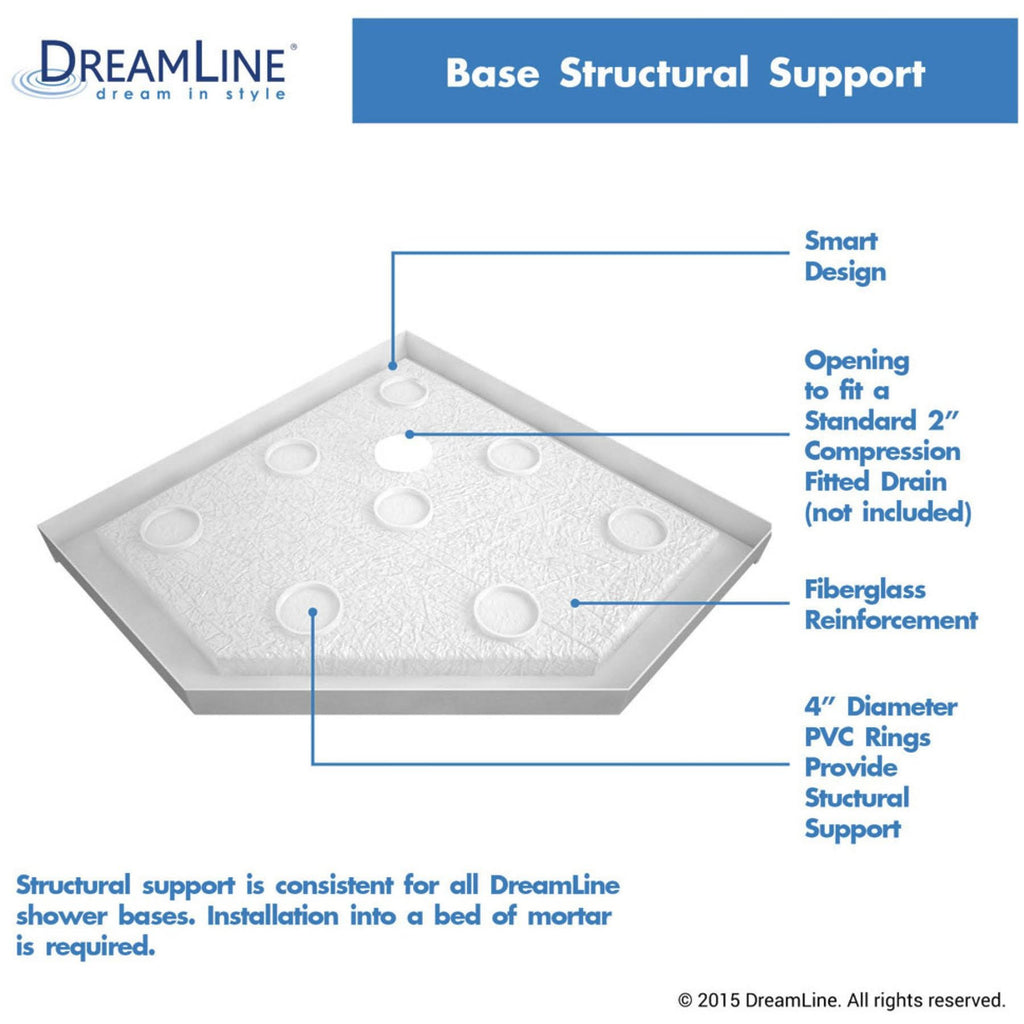 Neo Angle Shower Base L1291