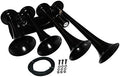 Chrome 4 Trumpet Train Air Horn Pack of 2 J70922