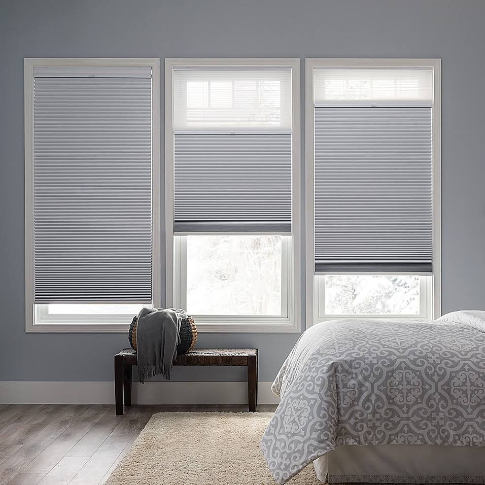 Cordless Day/Night Cellular Shade in Snow O37203