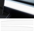 Matte Carbon Fiber ABS Dashboard Wrap Kit Cover Cap Pack of 2 K34214