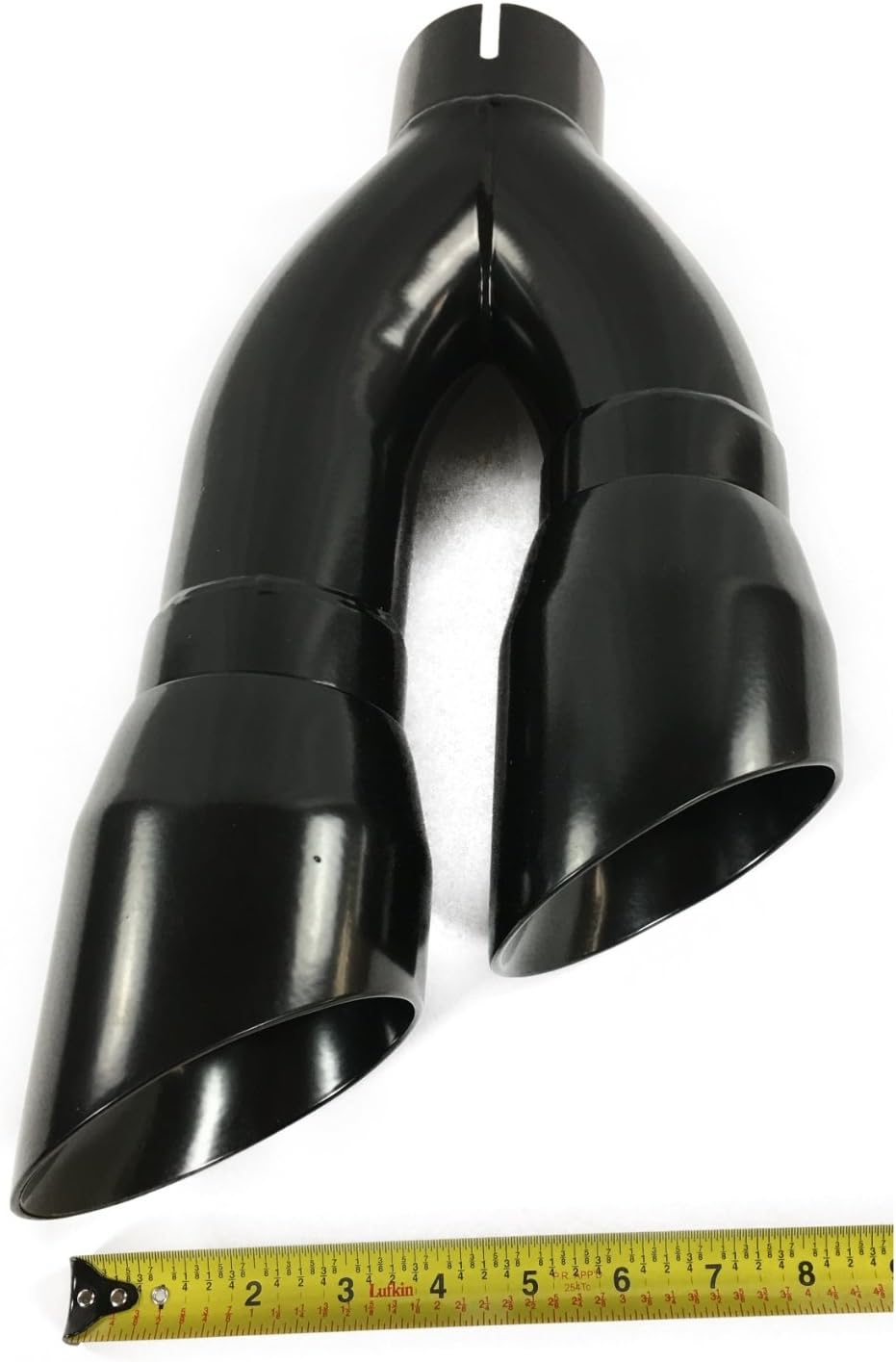 Black Stainless Dual Slant Angle Exhaust Tip G684