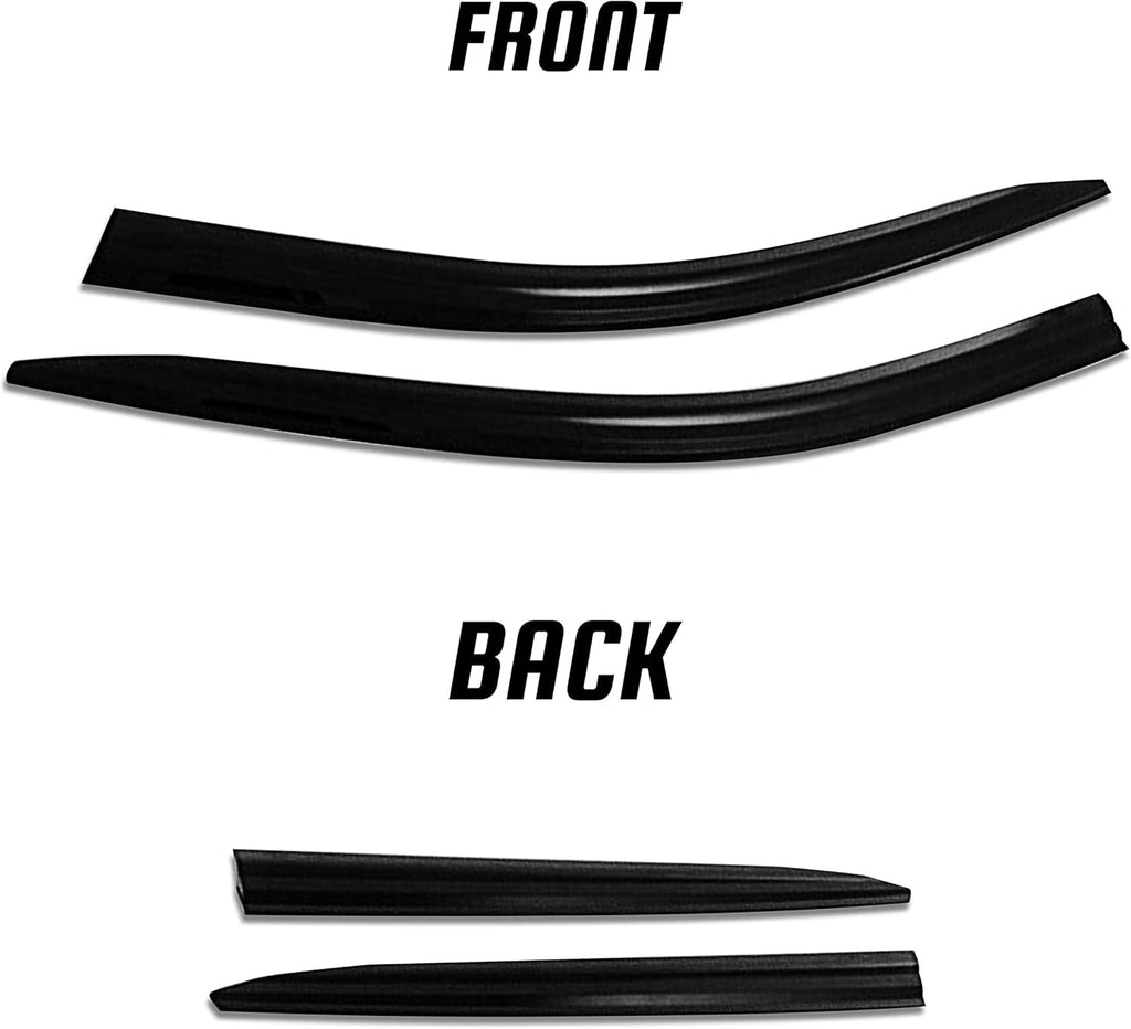Set of 4 Acrylic Side Window Rain Guards C5563