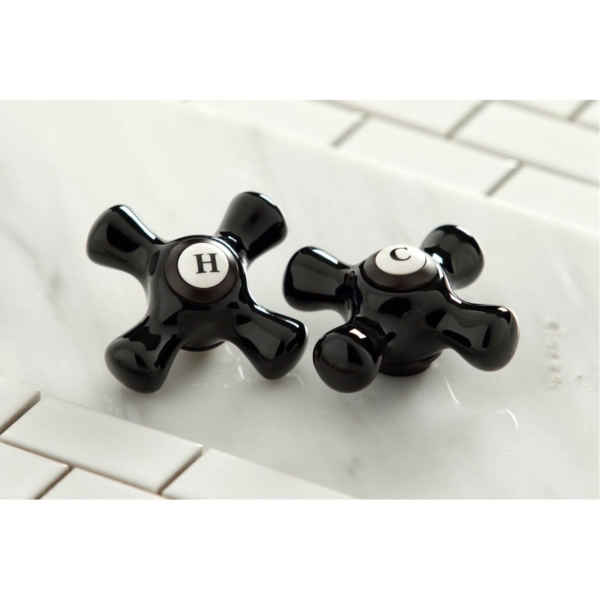 Polished Chrome Basin Tap Faucet with Cross Handle A990228