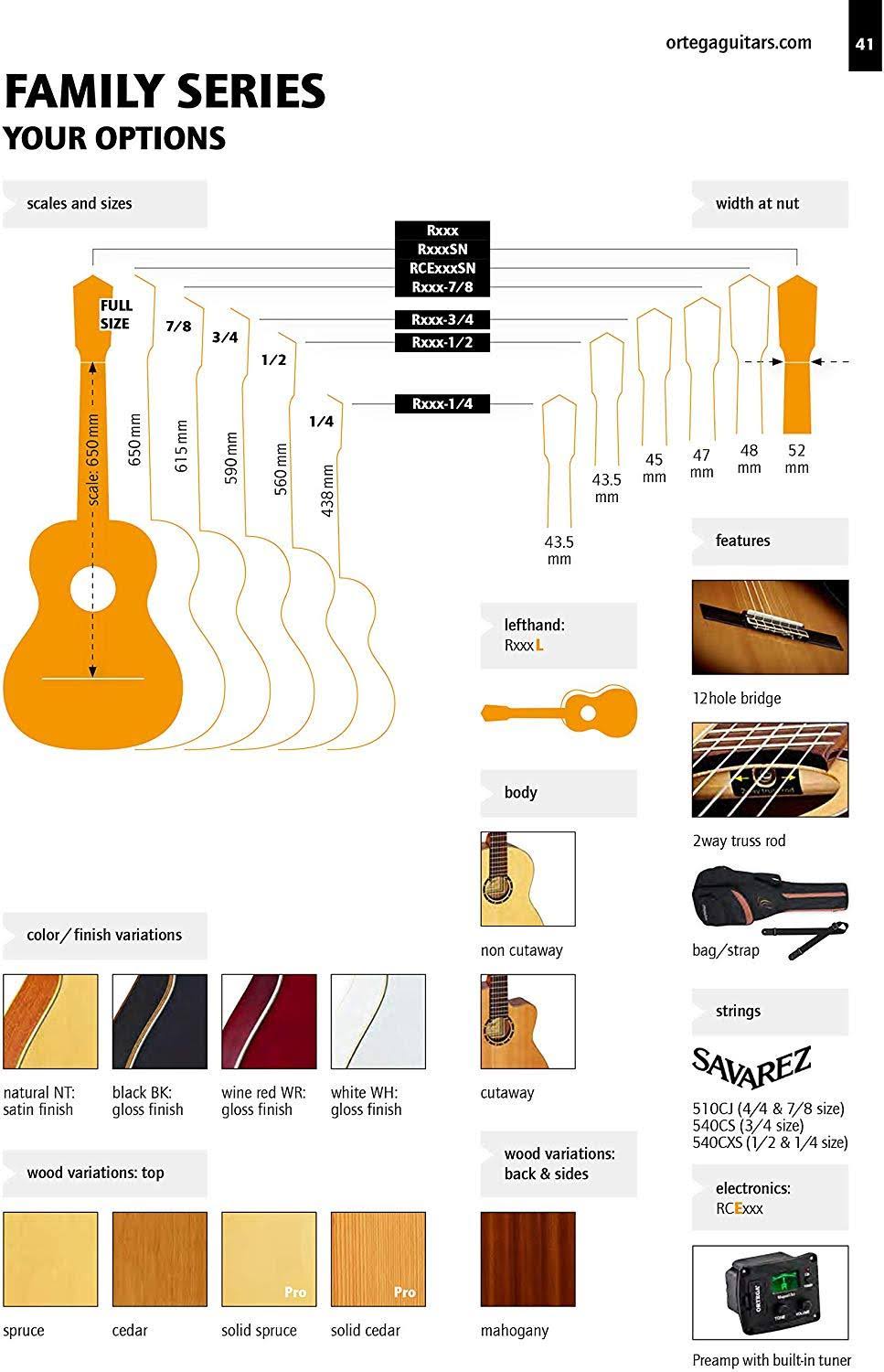 1/4 Size Classical Guitar White W723114