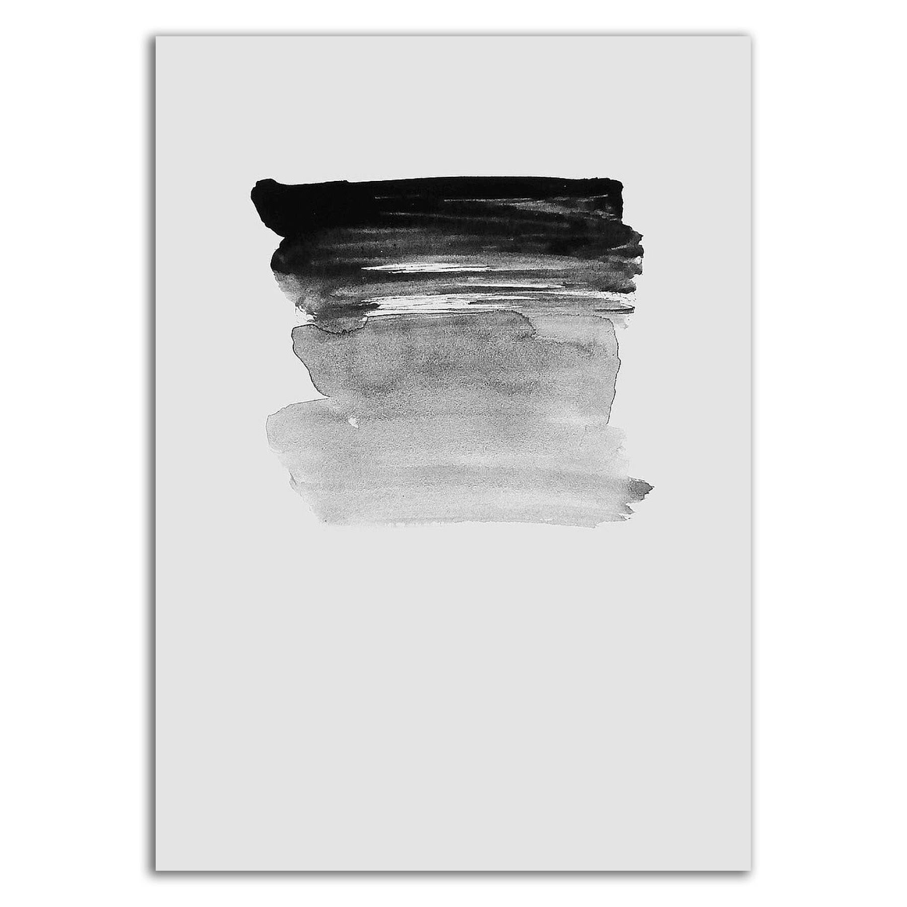 Grey Print on Canvas F19181