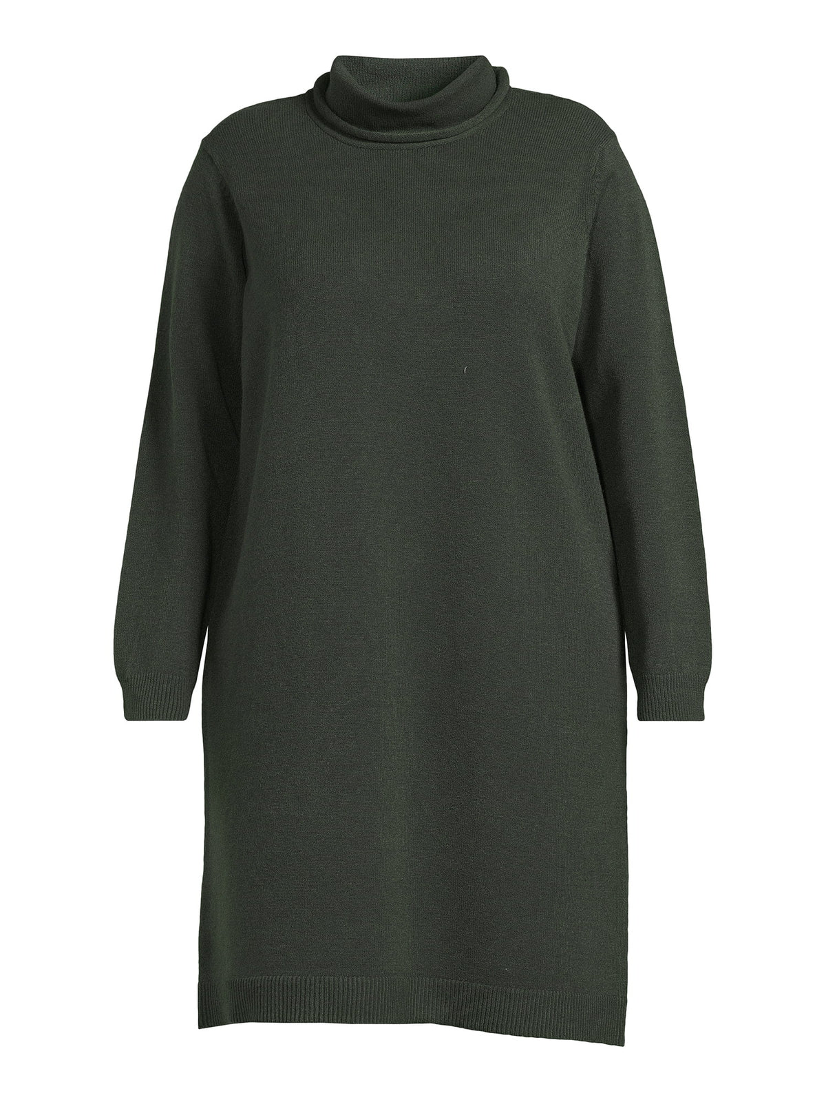 Plus Size Turtleneck Sweater Dress Z96260
