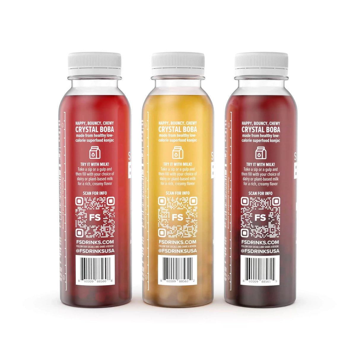12-Pack of 12oz Bottles Boba Tea Starter Pack C416544