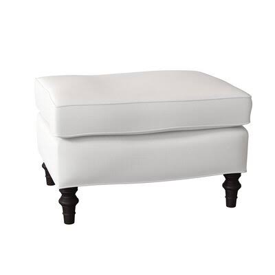 Ecru Ivory Rectangle Cocktail Ottoman B8282