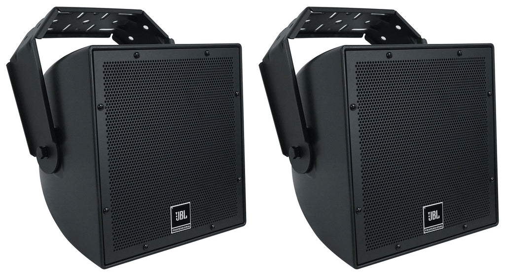 8" Black Indoor/Outdoor Surface Mount Commercial Speakers X3628