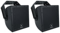 8" Black Indoor/Outdoor Surface Mount Commercial Speakers X3628