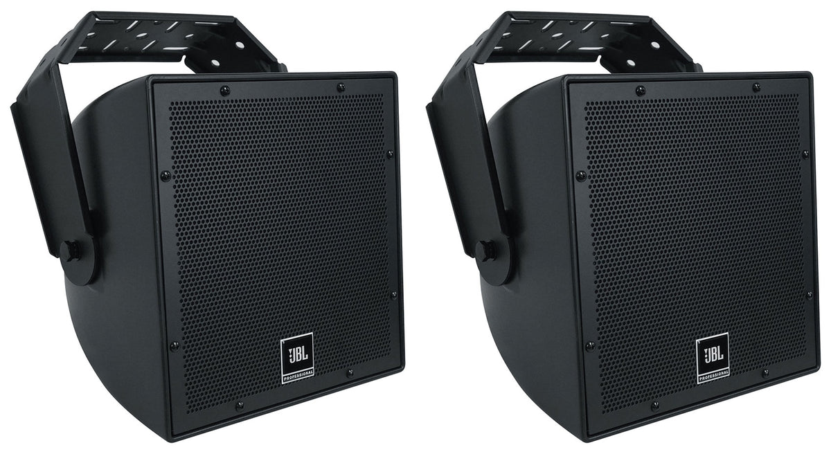 8" Black Indoor/Outdoor Surface Mount Commercial Speakers X3628