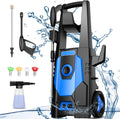 1800W Electric Pressure Washer with Hose 4 Nozzles E872121