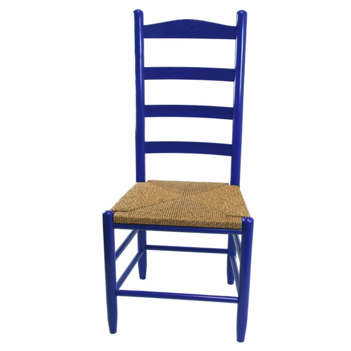 Blue Wood Ladderback Dining Chair B30212