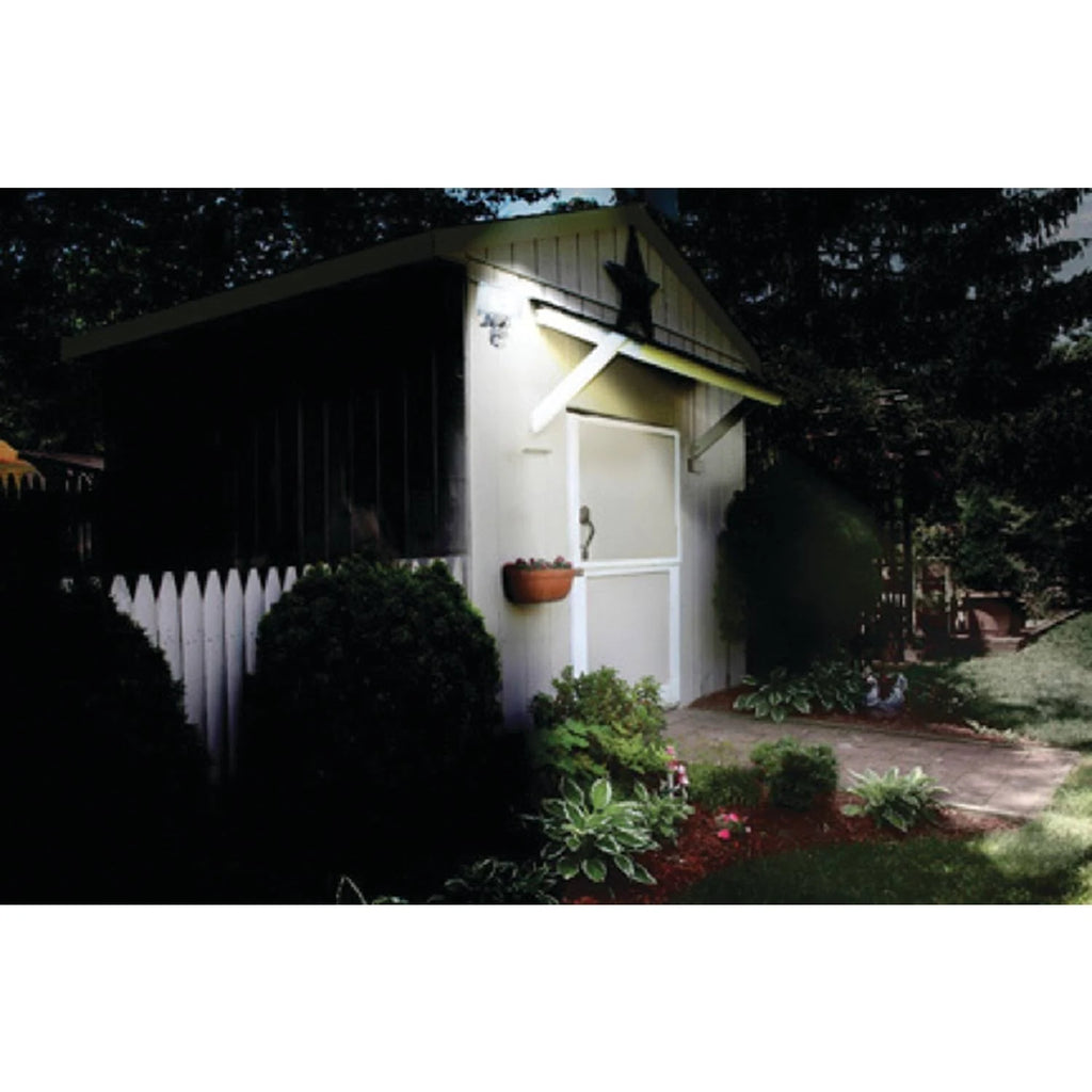 Silver Motion-Activated Solar LED Security Floodlight J1054