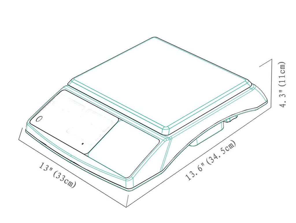 30lb / 60lb Dual Range Price Computing Scale D195019