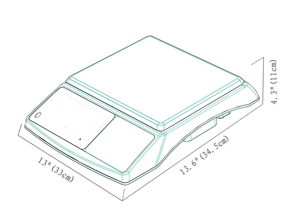 30lb / 60lb Dual Range Price Computing Scale D195019