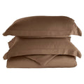 King Taupe Solid Duvet Cover Set N9505