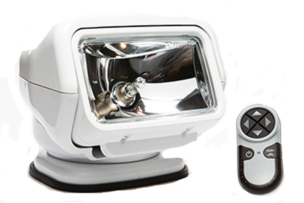 White LED Stryker Searchlight with Wired Dash Remote H280