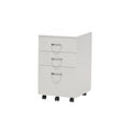 White Mobile File Cabinet X7772