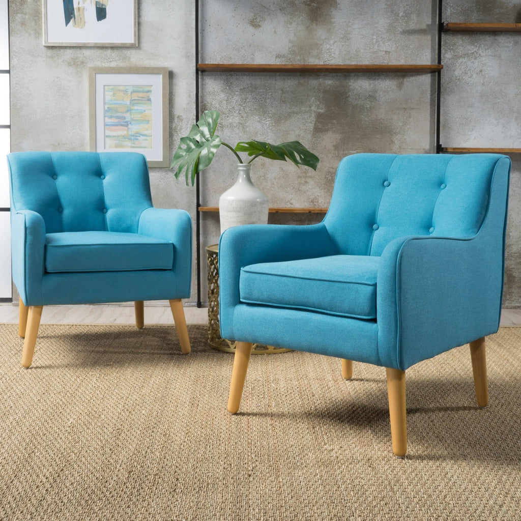 Charcoal Fabric Arm Chair (Set of 2) J9806