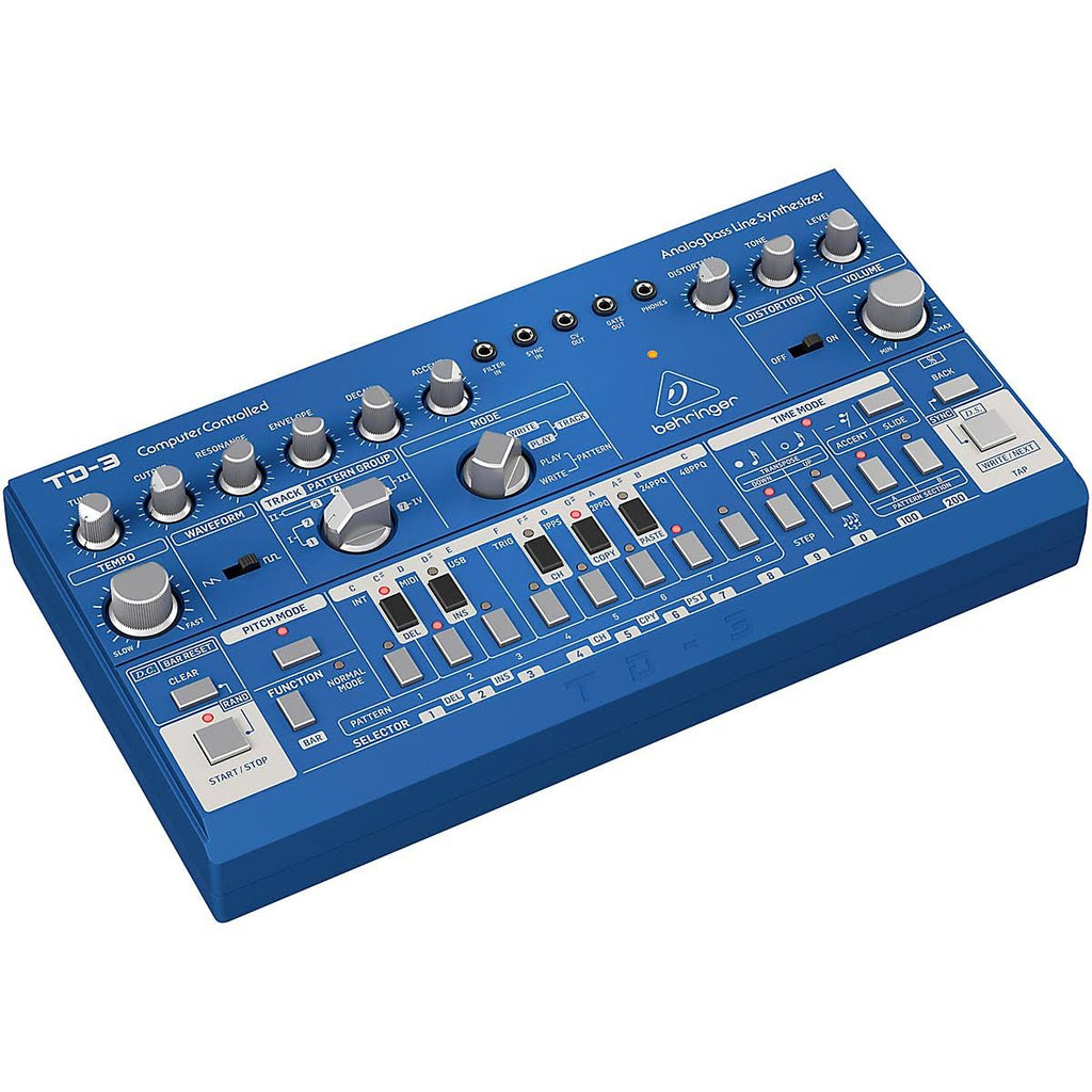 Blue Analog Bass Line Synthesizer G331097