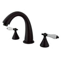 Oil Rubbed Bronze Two Handle Roman Tub Filler U547819