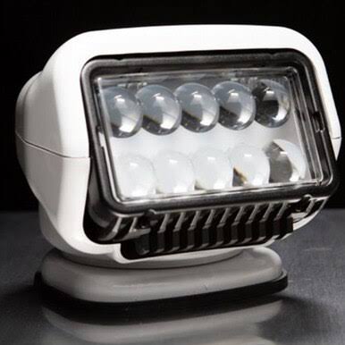 White LED Stryker Searchlight with Wired Dash Remote H280