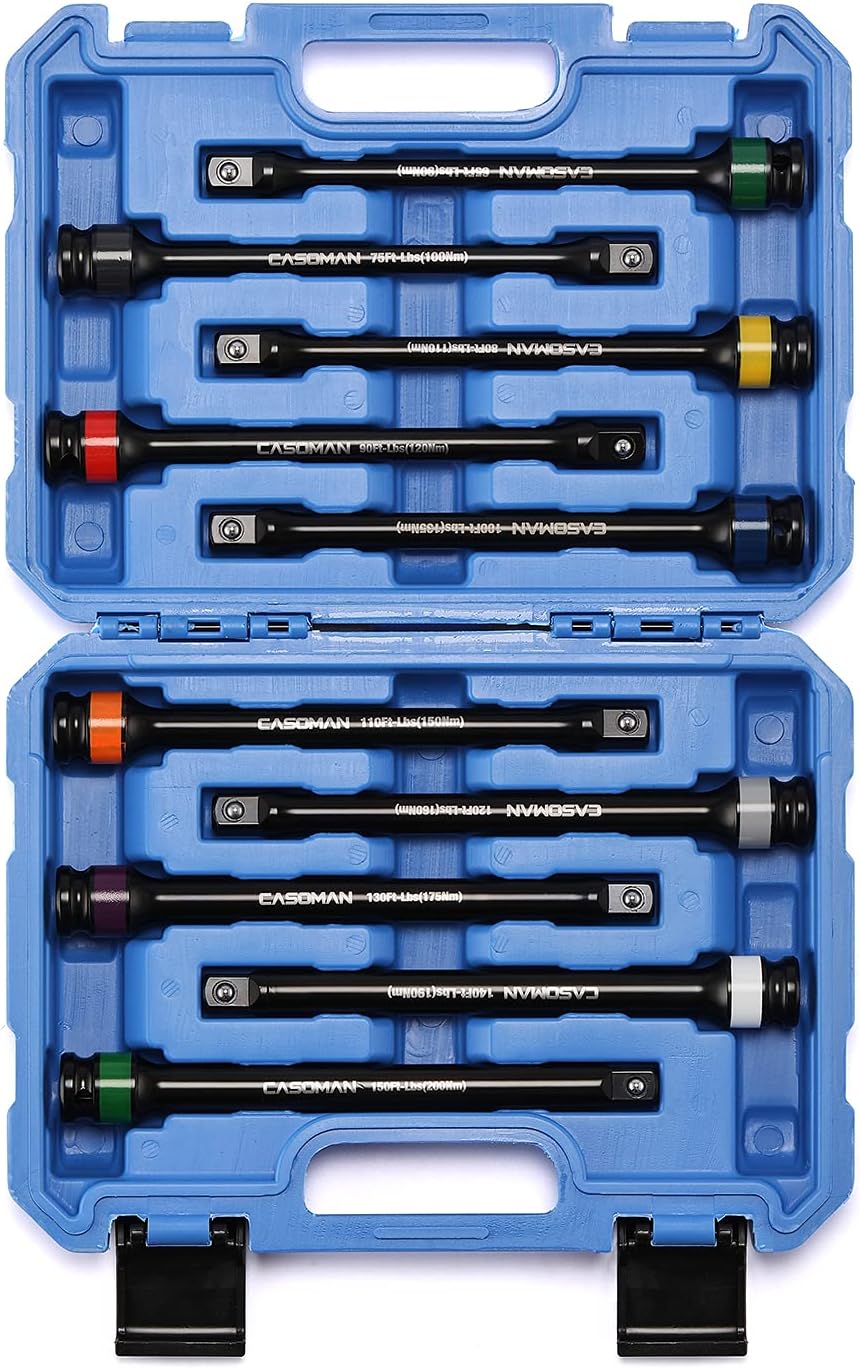 10 Piece 1/2" Drive Torque Extension Bar Set C6388