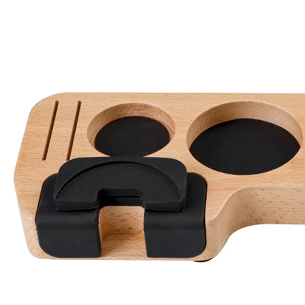 Coffee Tamping Station Espresso Tamper Holder Wooden 58mm I714