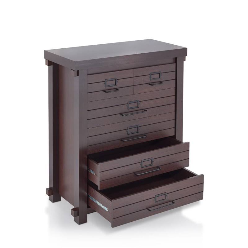 6-Drawer Chest in Espresso Q963111