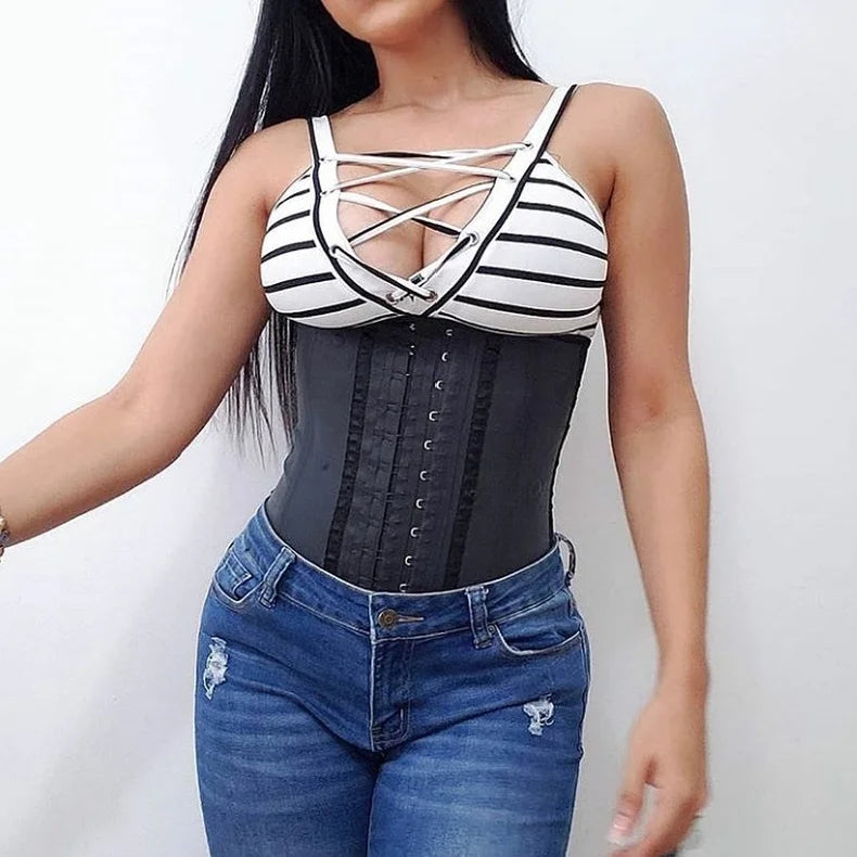 Latex Waist Trainer Corset Shapewear O78824