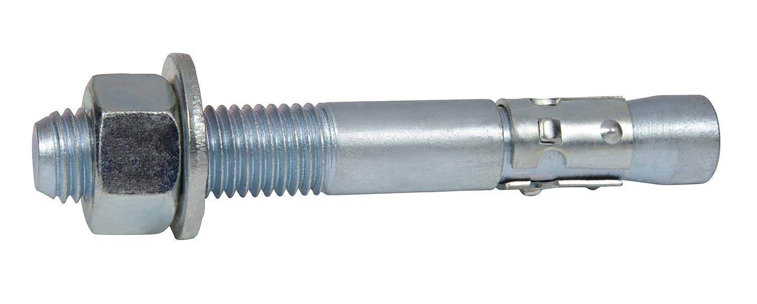 5/8" x 4-1/4" Zinc Plated Wedge Anchor (25 per Box) C136824