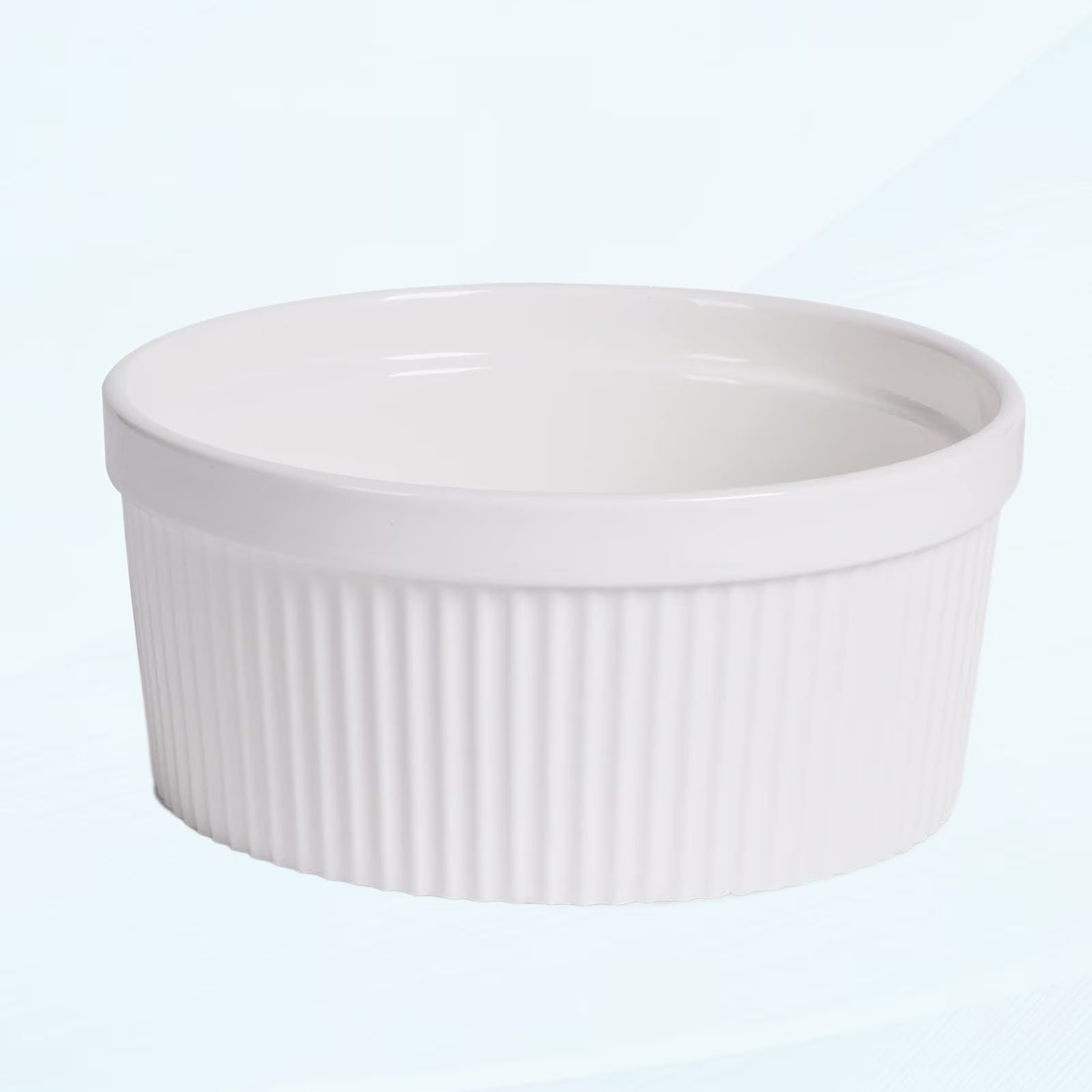 White Porcelain Ramekins 8 inch J68312