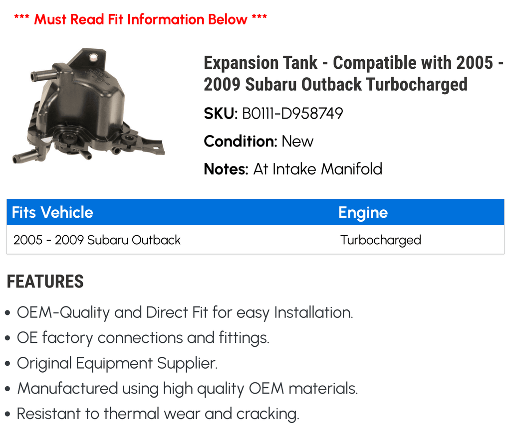 Expansion Tank Q351