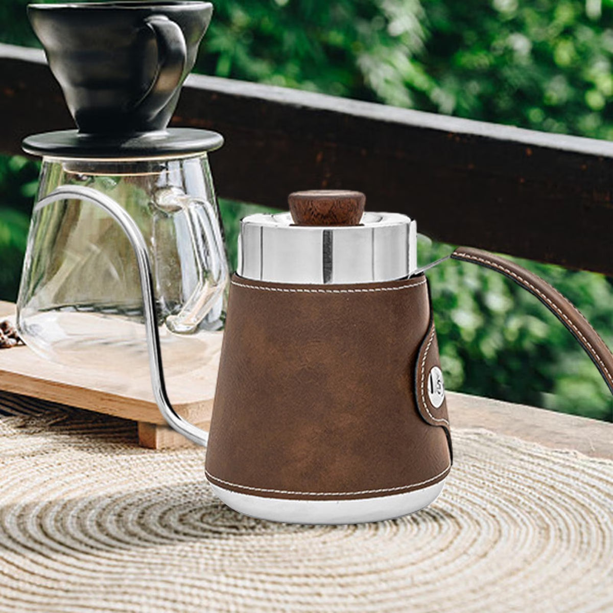 600ml Stainless Steel Gooseneck Pour over Coffee Kettle Z781038
