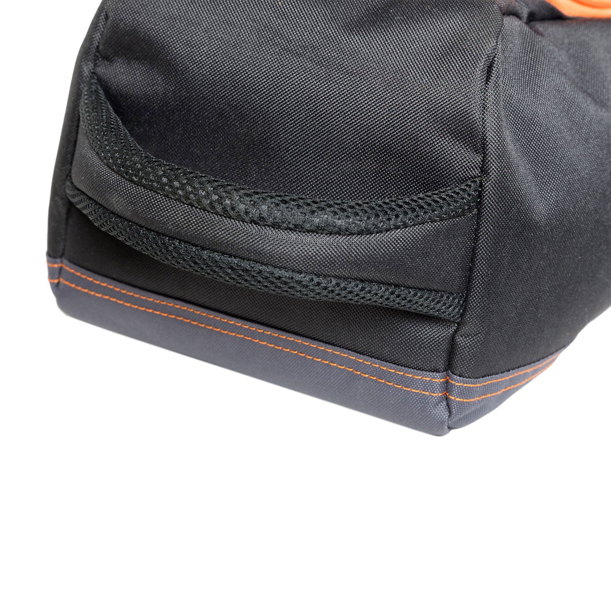 Wheeled Padded Ski Bag, Black/Orange C503