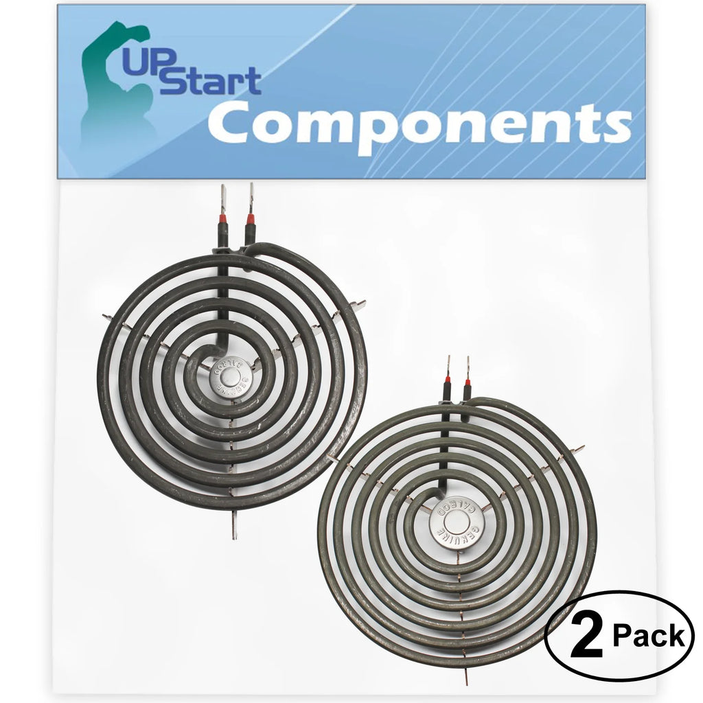 2-Pack 8 inch 6 Turns & 6 inch 5 Turns Surface Burner Elements for Range, Stove & Cooktop R445