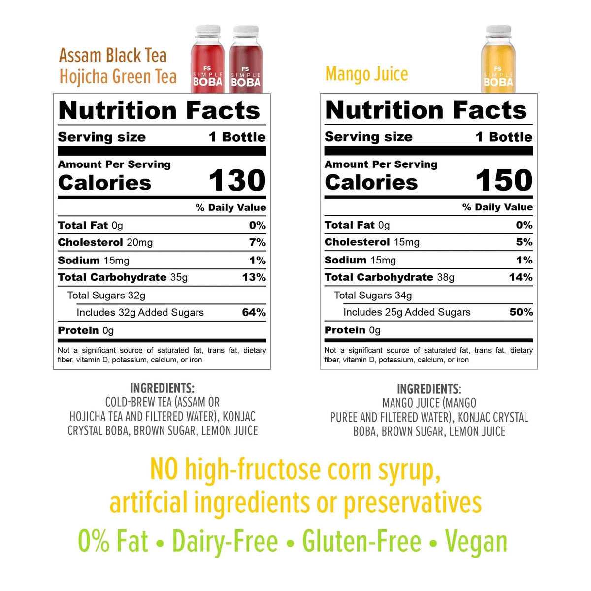 12-Pack of 12oz Bottles Boba Tea Starter Pack C416544
