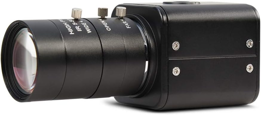 HDMI Camera, HD 1080P 60FPS Digital Security Camera with 5-50mm Telephoto Zoom Manual HD Lens Y37380