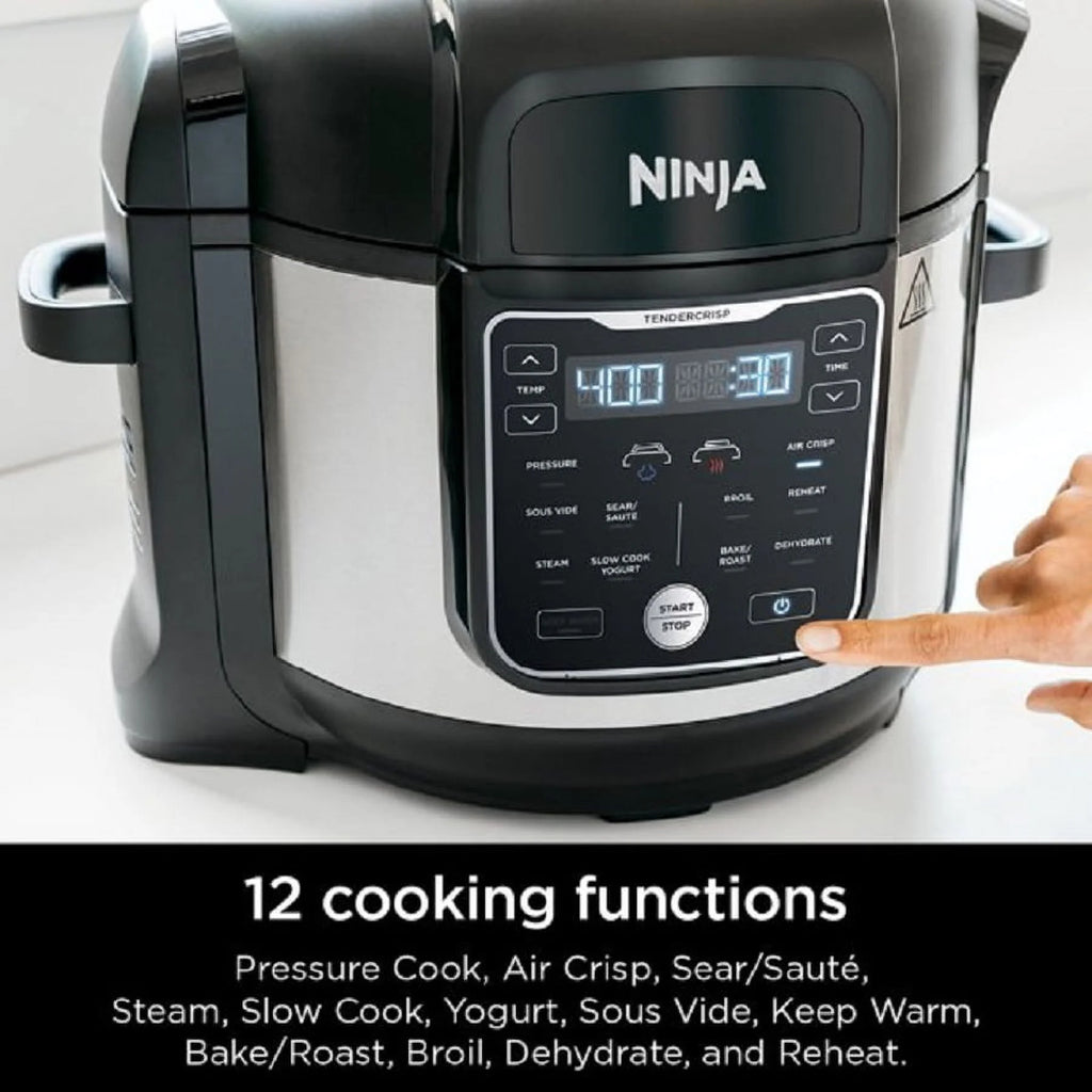 8 Quart XL Pressure Cooker Air Fryer Multicooker B798
