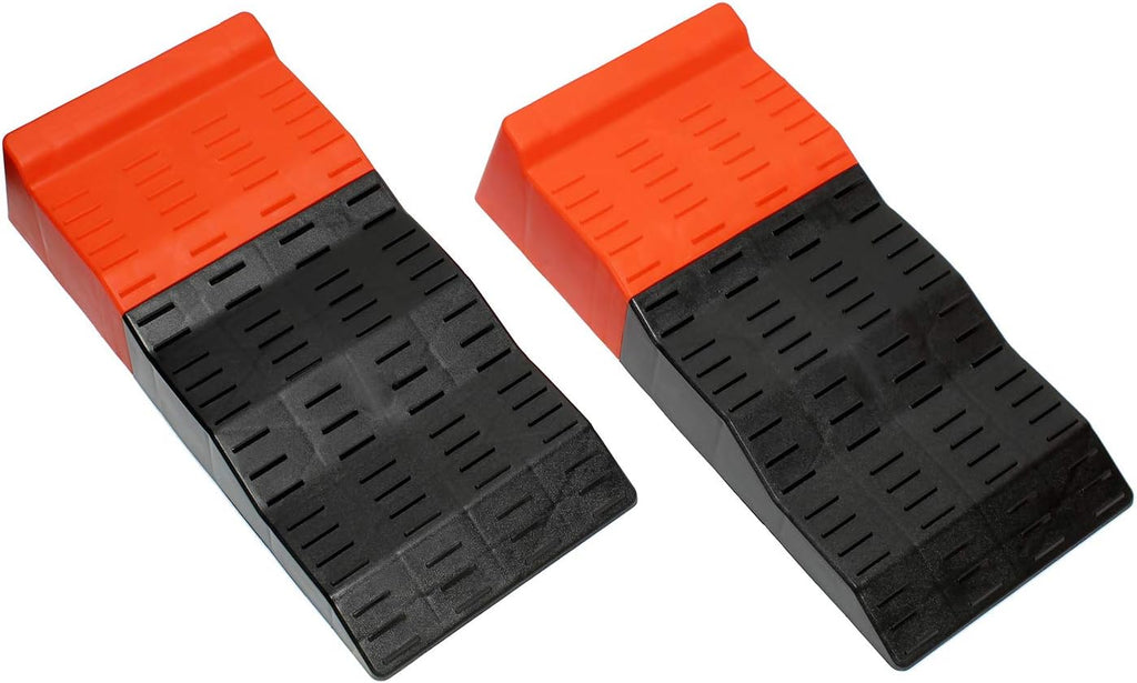 Tandem Axle Leveler Ramps, 2 Pk Heavy Duty RV Leveling Blocks I543741
