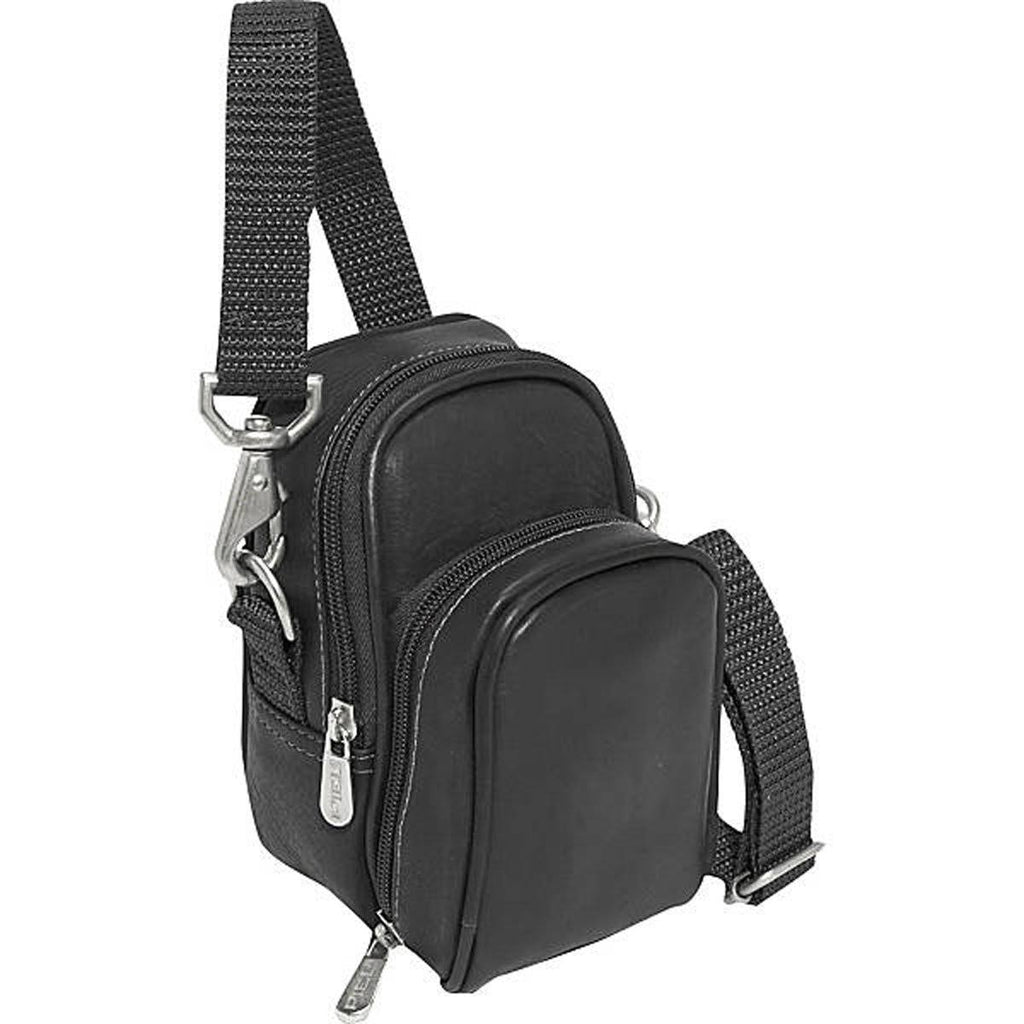 Black Leather Camera Bag W60237