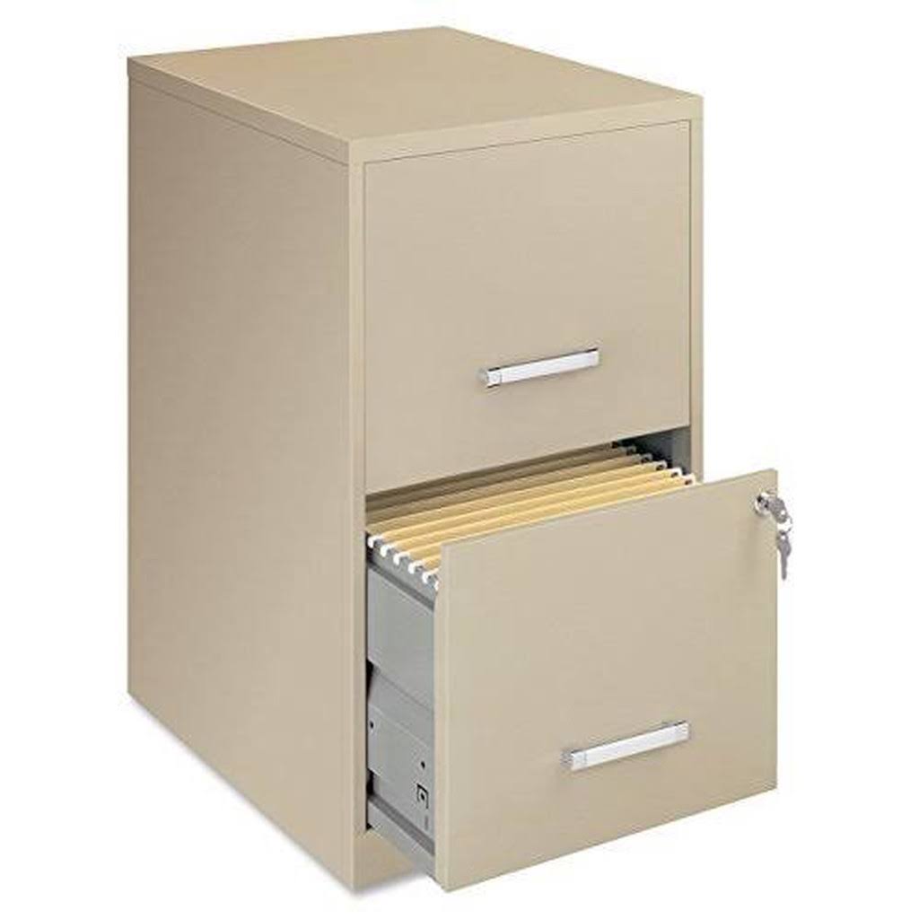 Putty 18 Deep 2-Drawer File Cabinet (2 Cabinets) K266473