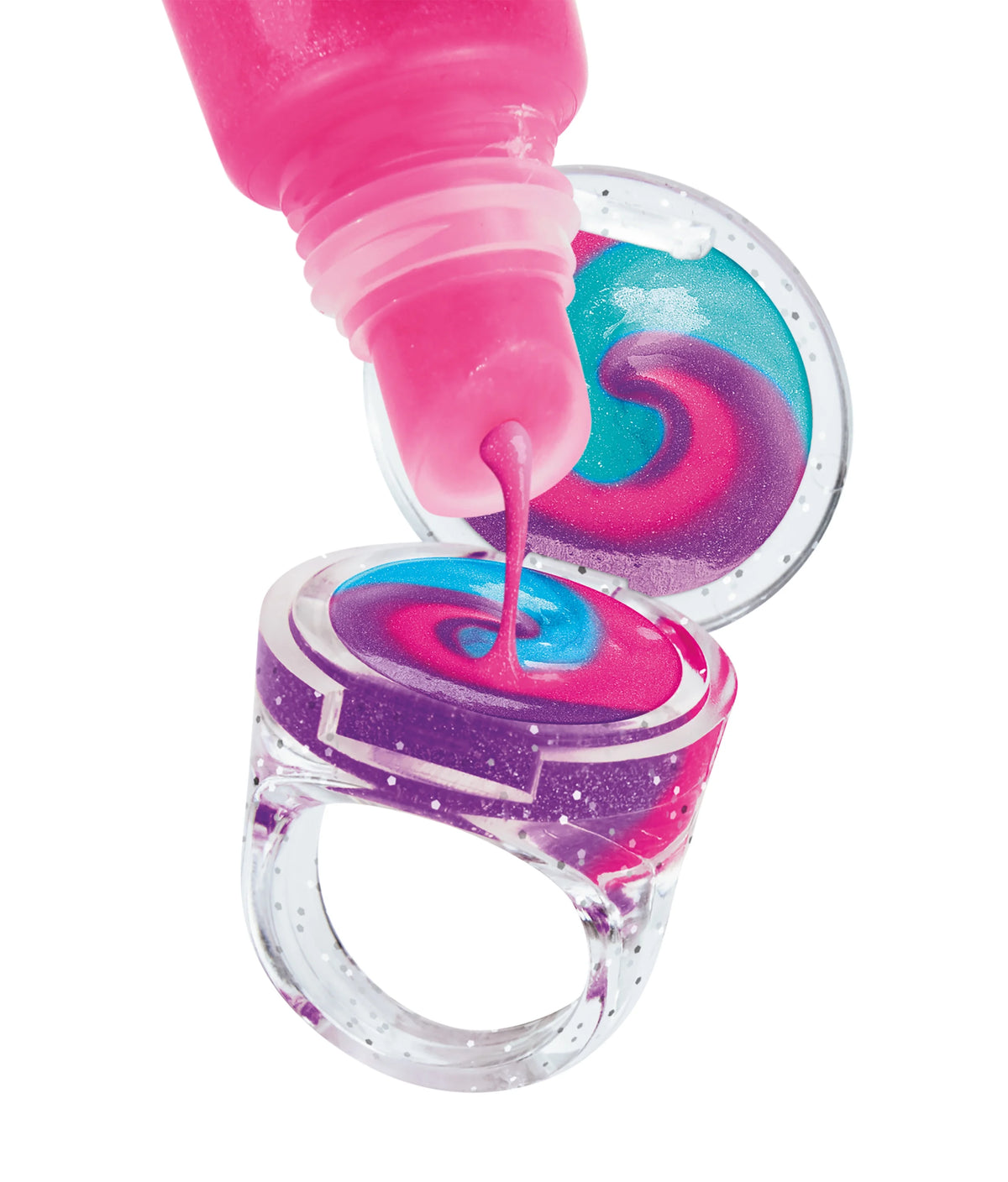 Glitter & Gem Lip Gloss Lockets Multicolor Craft Kit O84134