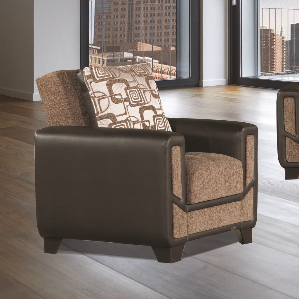 Brown Arm Chair T1288