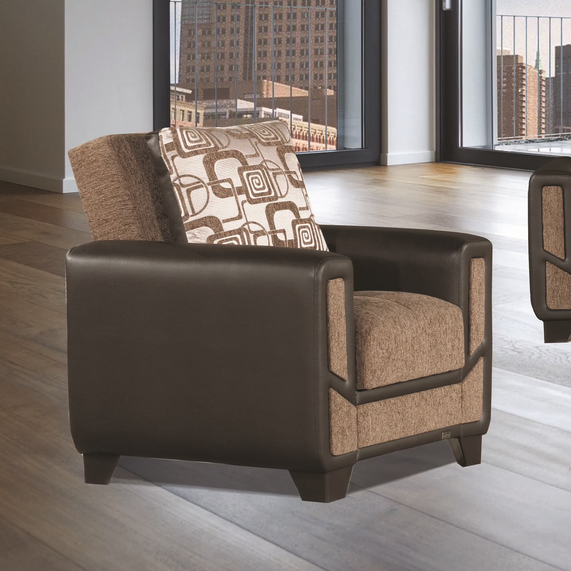 Brown Arm Chair T1288