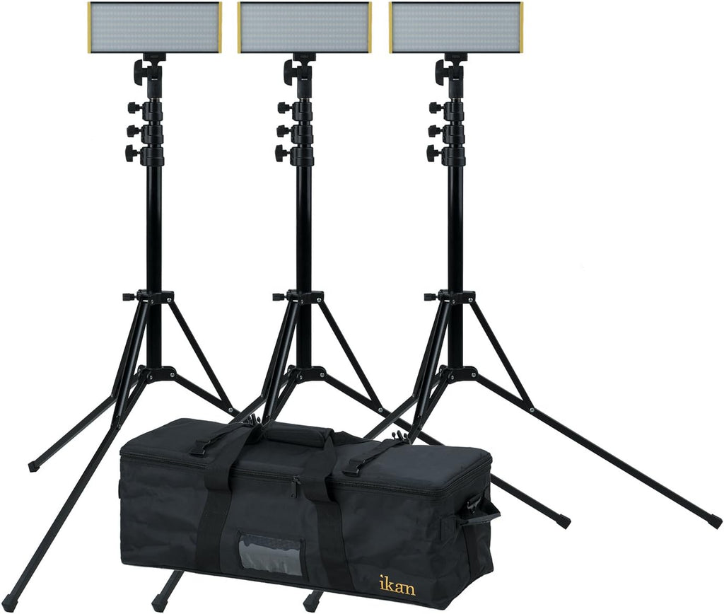 Onyx Bi-Color Aluminum On-Camera LED Light, 3X, Adjustable 3200K-5600K, Dimmable 10-99% P217