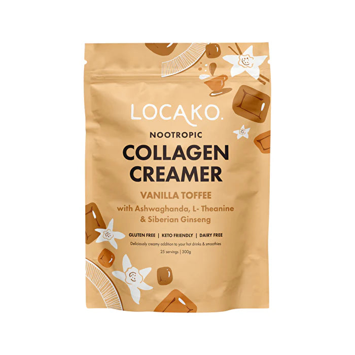 Vanilla Toffee Collagen Creamer 300g W983